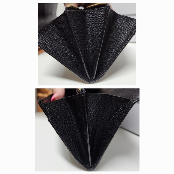 LOUIS VUITTON LV EPI Leather Wallet in Black SR0063 - Picture 9 of 11